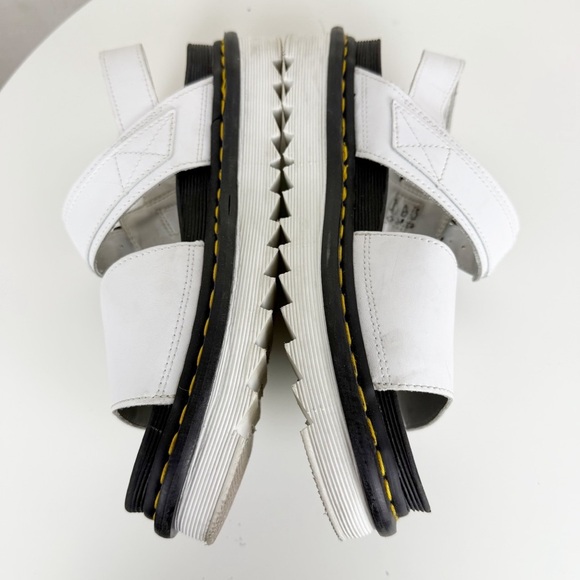 Dr. Martens Voss White Leather Strap Sandals - Picture 15 of 16